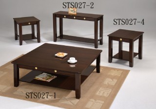3 pcs Wood Coffee Table Sets - STS027A | ,STS027-1*1pc +STS027-4*2pcs